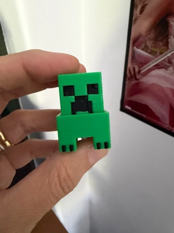 Brinquedo Fidget Minecraft chaveiro Creeper – photo 3